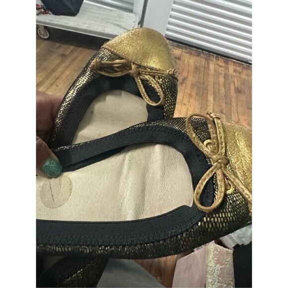 Sperry ballerina flats gold snakeskin - Picture 5 of 11